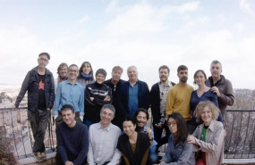 ep los becados en la academia de espana en roma de este ano en la terraza del edificio