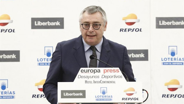 ep michael robinson en un desayuno deportivo de europa press en madrid