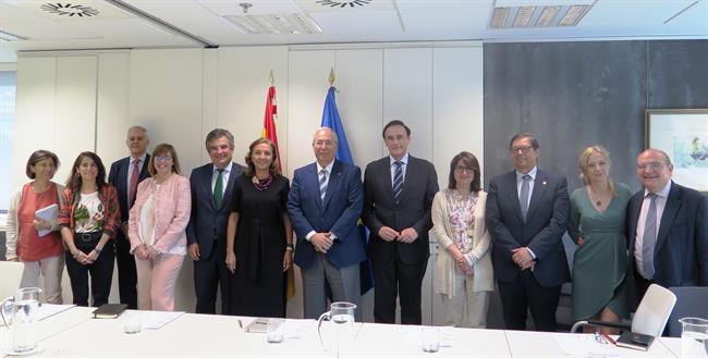 Miembros de la Secretaría de Estado de I+D+i y CRUE | EUROPA PRESS ep miembrosla secretariaestadoidicrue