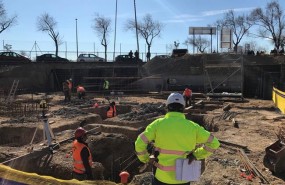 ep operarios trabajadores obreros obra construccion zanja