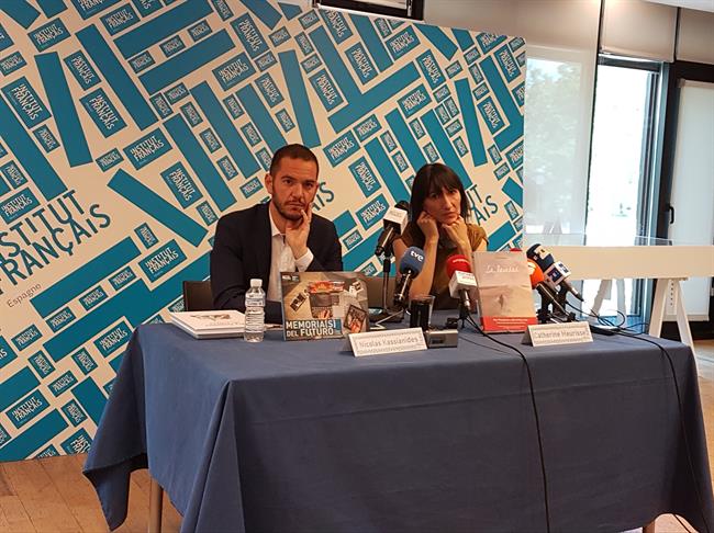 Presentación de 'La levedad', de una exdibujante de Charlie Hebdo | EUROPA PRESS ep presentacion de la levedad deexdibujantecharlie hebdo