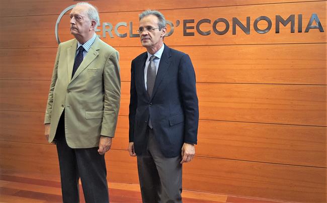ep presidentcercle deconomia juan jose brugera de caixabank jordi gual
