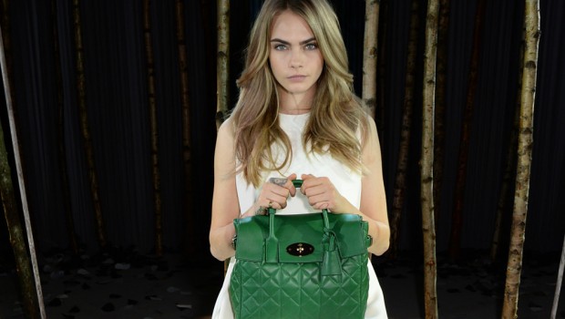 Mulberry, Cara Delevingne, handbags, fashion. Photo: Dave Benett