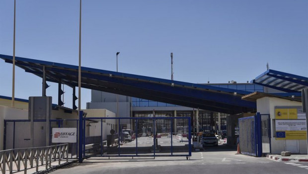 ep aduana del tarajal cerrada a 7 de mayo de 2022 en ceuta espana actualmente cerrada la aduana se