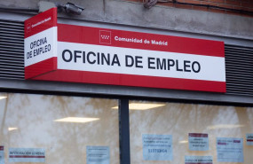 ep archivo   foto de archivo de un cartel de una oficina del sepe de mostoles