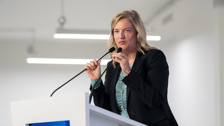 Archivo - La presidenta de La Distribución Anged, Matilde García, interviene durante la clausura de la Asamblea Anual de la patroonal | Diego Radamés - Europa Press - Archivo ep archivo la presidenta de la distribucion anged matilde garcia interviene durante la clausura de