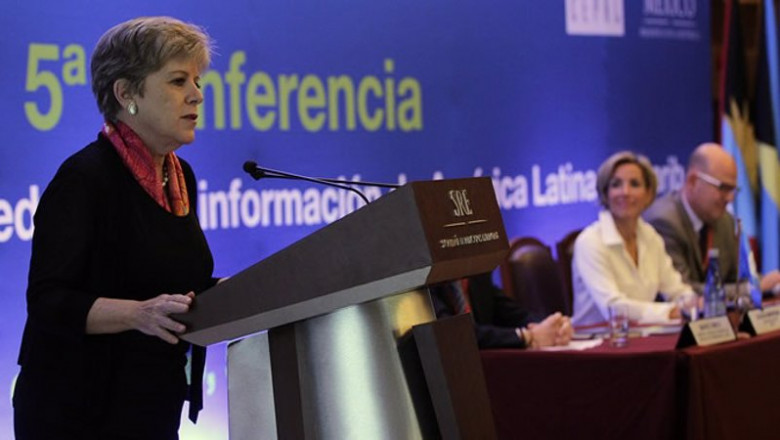 Archivo - La secretaria ejecutiva de Cepal, Alicia Bárcena | ADRIÁN OROZCO/SRE MÉXICO - Archivo ep archivo la secretaria ejecutiva de cepal alicia barcena