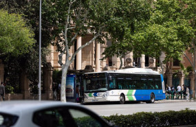 ep archivo   un autobus en una calle de palma de mallorca a 15 de abril de 2024 en palma de mallorca