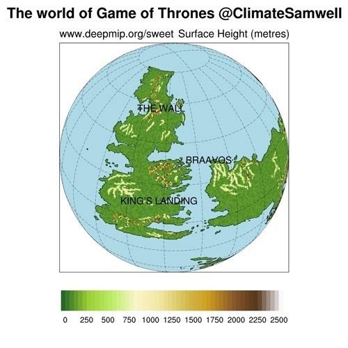 Científicos simulan el clima de Juego de Tronos | DAN LUNT, UNIVERSITY OF BRISTOL ep cientificos simulanclimajuegotronos