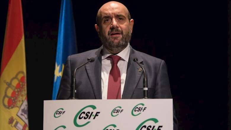 El presidente de Central Sindical Independiente y de Funcionarios (CSIF), Miguel Borra | CSIF - Archivo ep el presidente de central sindical independiente y de funcionarios csif miguel borra