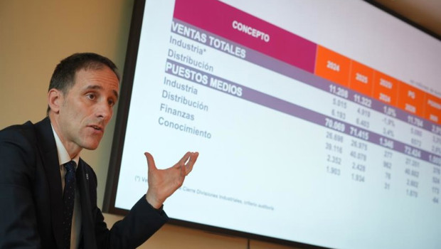 ep el presidente de la corporacion mondragon pello rodriguez durante una rueda de prensa a 4 de