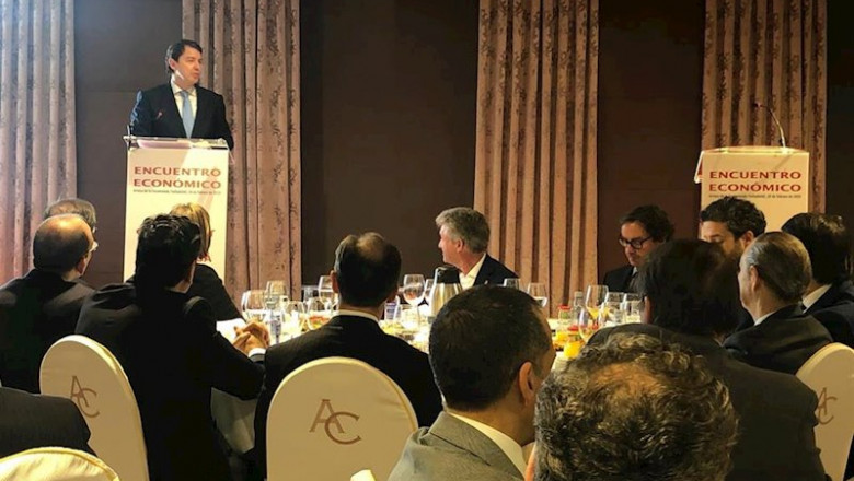 ep el presidente de la junta alfonso fernandez manueco en las jornadas de castilla y leon economica