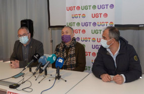 ep el secretario general de la union general de trabajadores ugt pepe alvarez junto al secretario