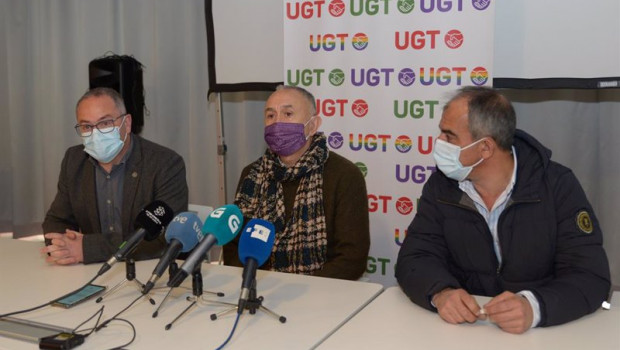 ep el secretario general de la union general de trabajadores ugt pepe alvarez junto al secretario
