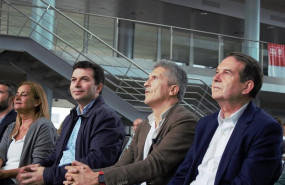 ep el secretario xeral del psdeg gonzalo caballero el ministro del interior fernando grande-marlaska