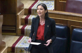 ep la ministra de industria comercio y turismo reyes maroto durante el pleno del congreso