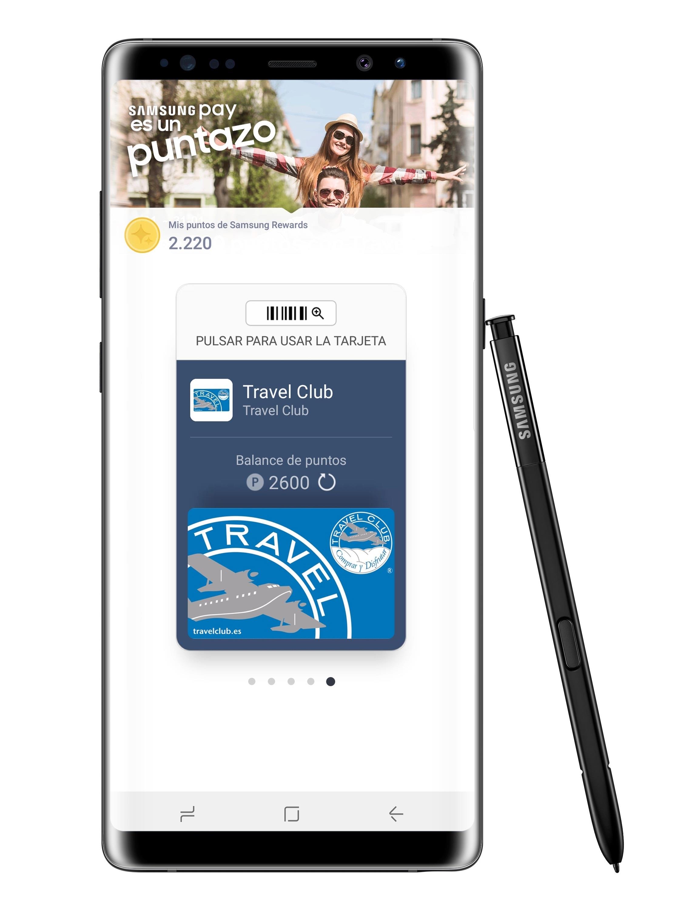 ep la tarjetafidelizaciontravel clubla app samsung pay