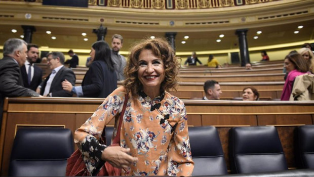 ep la vicepresidenta primera y ministra de hacienda maria jesus montero durante una sesion plenaria 20241031133503