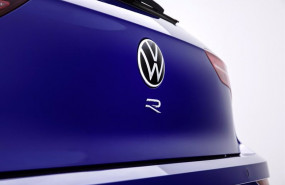 ep logo del golf r de volkswagen