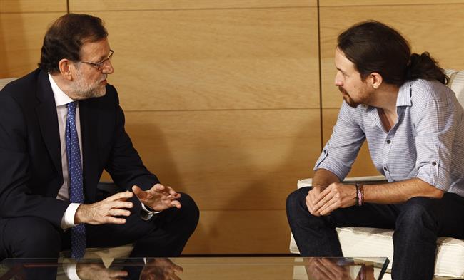Mariano Rajoy se reúne con Pablo Iglesias en el Congreso | EUROPA PRESS - Archivo ep mariano rajoyreunepablo iglesiascongreso 20180524142601