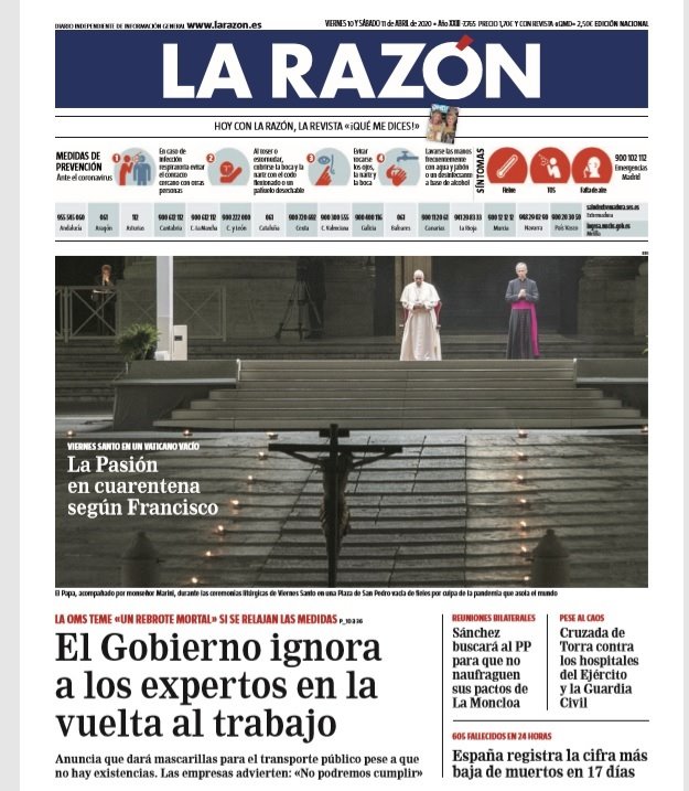 ep portada de la razon sabado 11 de abril