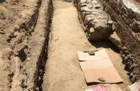ep restos arqueologicos encontradosla plazalas carmelitasvelez-malaga duranteobraspeatonalizacion