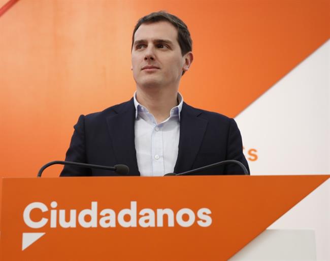 Rueda de prensa del líder de Ciudadanos, Albert Rivera | EUROPA PRESS ep ruedaprensaliderciudadanos albert rivera 20180408135802