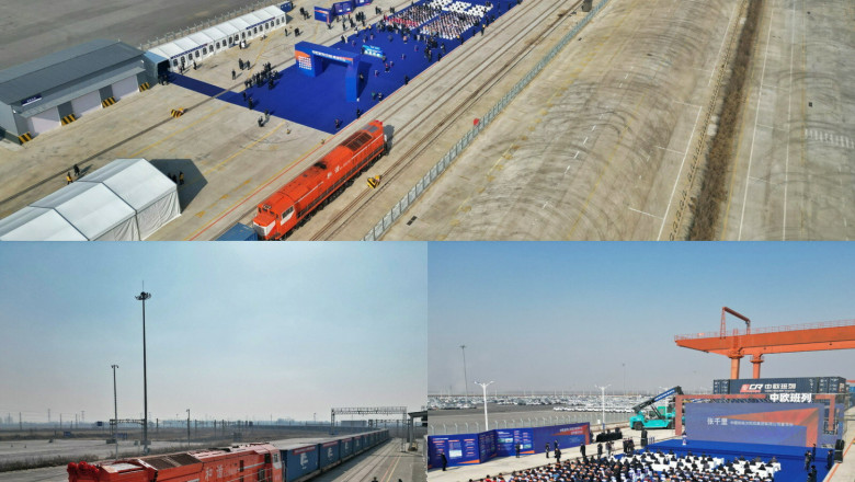 El centro de China Railway Express (Shenyang) para trenes de carga  China-Europa comenzó a funcionar oficialmente. 