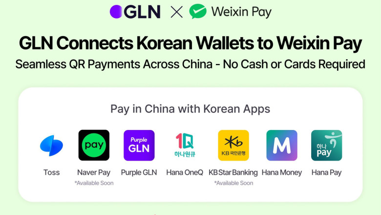 (Photo) GLN expands QR payment coverage across China by connecting Korean financial and payment apps to the Weixin Pay network. prnewswire gln image