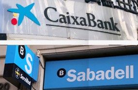 caixabank sabadell bolsa ibex portada