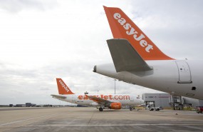 Easyjet, aircraft, Gatwick Airport, transport, travel