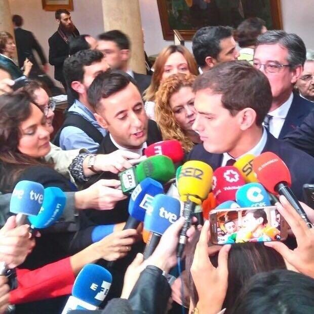 Albert Rivera en Oviedo. | EUROPA PRESS ep albert riveraoviedo 20171020141903