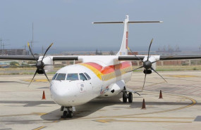 ep archivo   avion de air nostrum que presta el servicio desde melilla