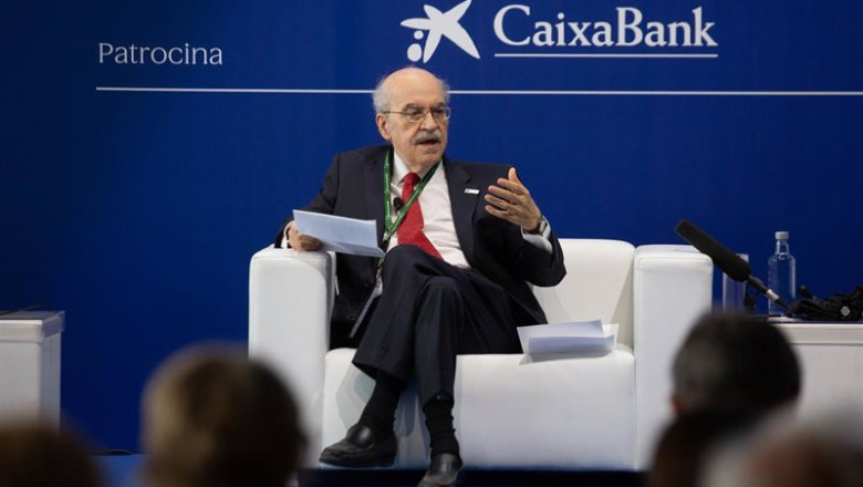 Archivo - El exconseller y patrono del IEB, Andreu Mas-Colell, en una imagen de archivo. | DAVID ZORRAKINO (EUROPA PRESS) - Archivo ep archivo el exconseller y patrono del ieb andreu mas colell en una imagen de archivo