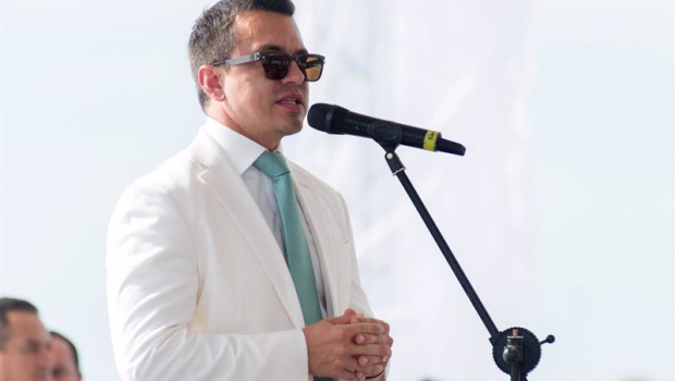 ep archivo   el presidente de ecuador daniel noboa participa en la inauguracion de las obras del