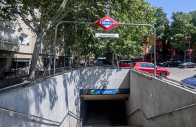ep archivo   estacion de metro de fuencarral durante las obras de la linea 10 de metro entre las