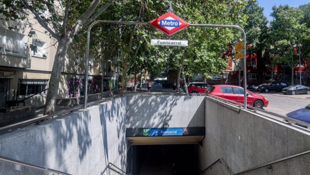 ep archivo   estacion de metro de fuencarral durante las obras de la linea 10 de metro entre las