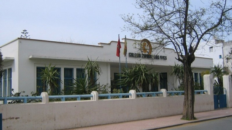 Colegio español Luis Vives en la localidad de Larache (Marruecos). | EXTERIORES ep colegio espanol luis vives en la localidad de larache marruecos