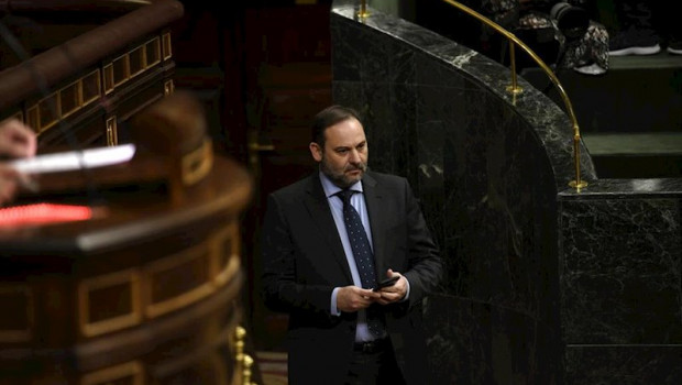 ep el ministro de transportes movilidad y agenda urbana jose luis abalos a su llegada al hemiciclo