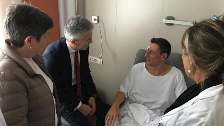 @INTERIORGOB ep el ministro del interior fernando grande marlaska y la delegada del gobierno en catalunya teresa
