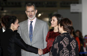 ep el rey felipe vi y la reina letizia durante el acto de inauguracion de la feria internacional de