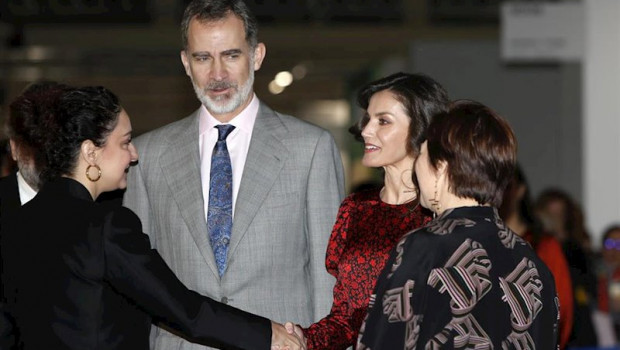 ep el rey felipe vi y la reina letizia durante el acto de inauguracion de la feria internacional de