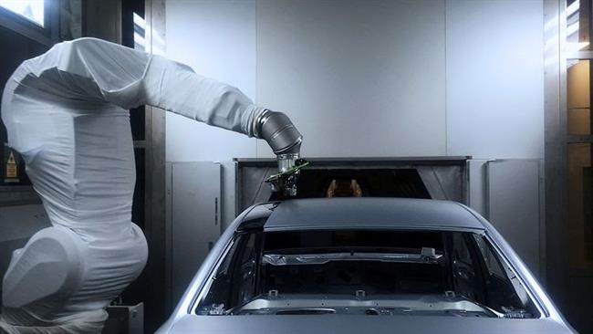 Imagen del nuevo robot de pintura de Audi | AUDI ep imagennuevo robotpinturaaudi