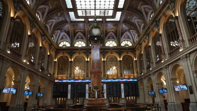 ep interior del palacio de la bolsa a 21 de octubre de 2021 en madrid espana ep interior del palacio de la bolsa a 21 de octubre de 2021 en madrid espana