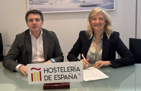 ep jose almeida presidente de hosteleria de espana y matilde garcia duarte presidenta de la