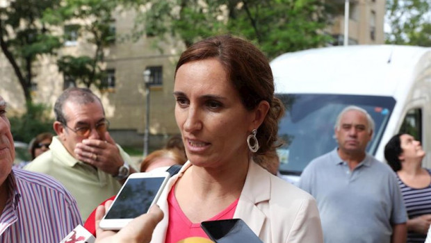 ep la diputada autonomica de mas madrid monica garcia durante su visita al barrio de orcasitas para