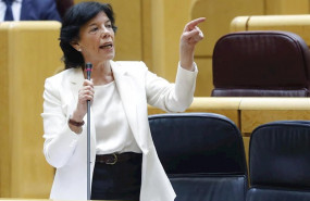 ep la ministra de educacion isabel celaa durante su intervencion en la sesion de control al gobierno