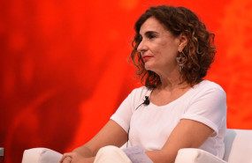 ep la ministra de hacienda maria jesus montero en el encuentro avanzamos en politicas de bienestar