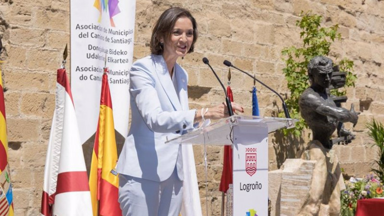 ep la ministra reyes maroto en logrono ep la ministra reyes maroto en logrono
