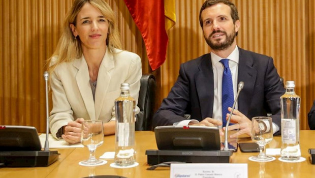 ep la portavoz del partido popular en el congreso cayetana alvarez de toledo y el presidente del